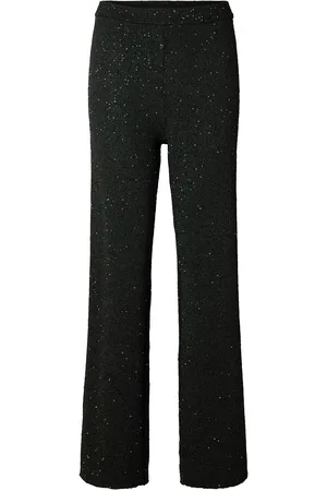 SELECTED Slfjosie Hw Knit Pant Black
