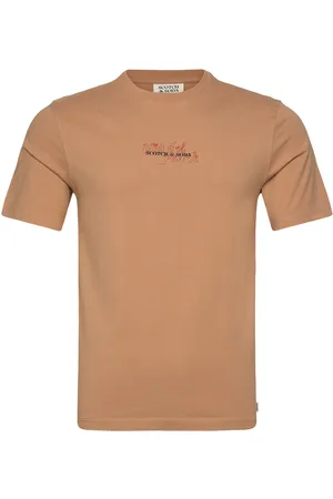 Scotch&Soda Front And Back Artwork T-Shirt Beige
