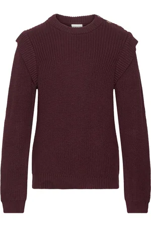The New Tndaya Knit Pullover Burgundy