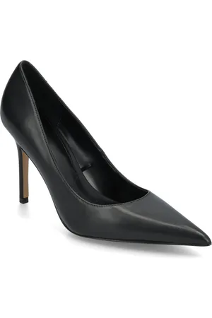 MANGO Leather Pumps Black