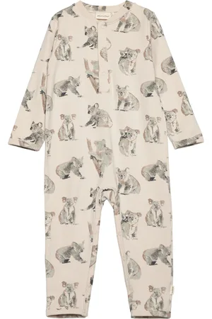 Minymo Suit Ls Aop Sweat Beige