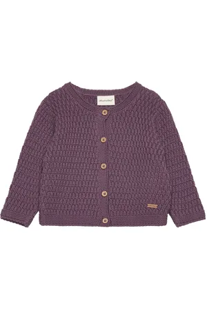 Minymo Cardigan Knit Purple