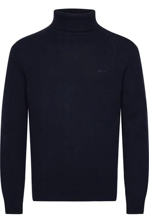 GANT Wool Blend Turtleneck Navy
