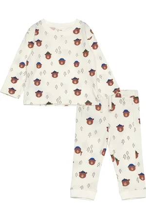 MANGO Christmas Long Pyjamas Cream