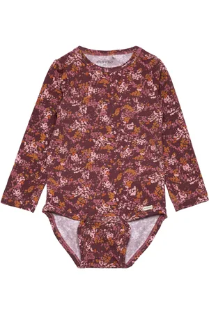 Minymo Body Ls Aop Brown
