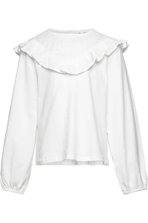 MANGO Embroidered Detail T-Shirt White