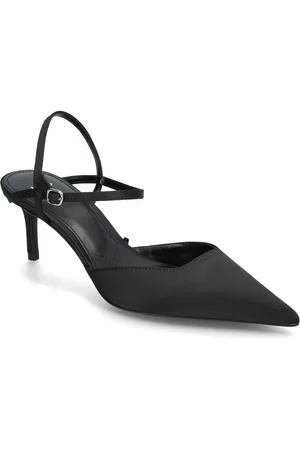 MANGO High-Heeled Shoes With Straps Black