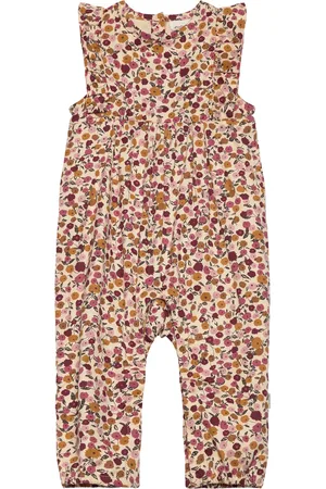 Minymo Suit Aop W. Lining Beige