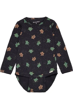 Minymo Body Ls Aop Navy