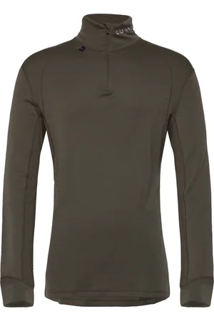 Ulvang Thermo Turtle Neck W/Zip Ms Khaki