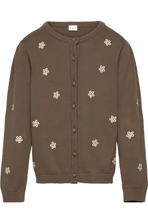 Minymo Cardigan Ls Knit Brown