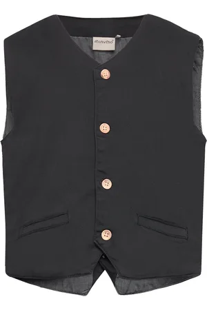 Minymo Vest Twill Black