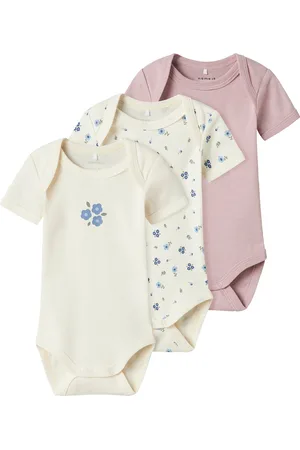 NAME IT Nbfbody 3P Ss Jet Stream Flower Noos Cream