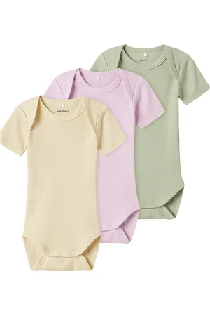 NAME IT Nbnbody 3P Ss Solid Rib Noos Yellow