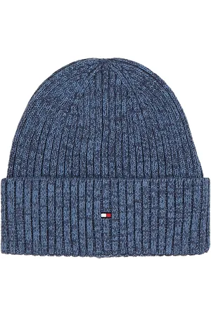 Tommy Hilfiger The Flag Twisted Yarn Beanie Blue