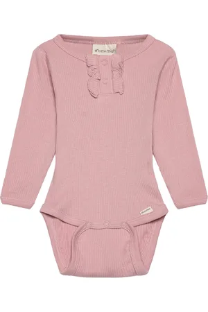 Minymo Body Ls Rib Pink