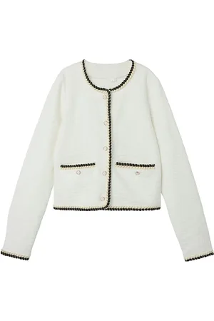 LMTD Nlfsarianne Ls Jacket White