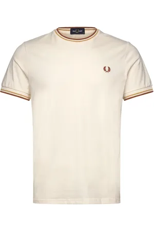 Fred Perry Twin Tipped T-Shirt Cream