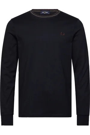 Fred Perry Ls Twin Tipped T-Shirt Navy