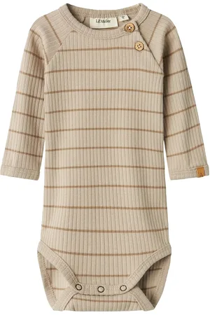 Lil Atelier Nbmkail Ls Slim Body Lil Noos Beige