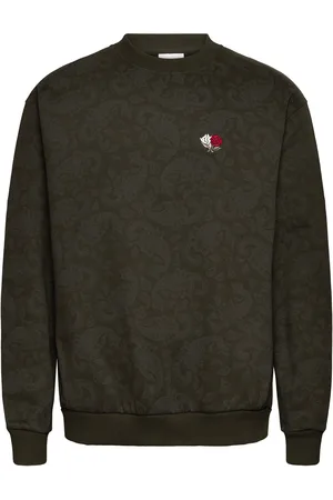 Les Deux Clyde Aop Sweatshirt Green