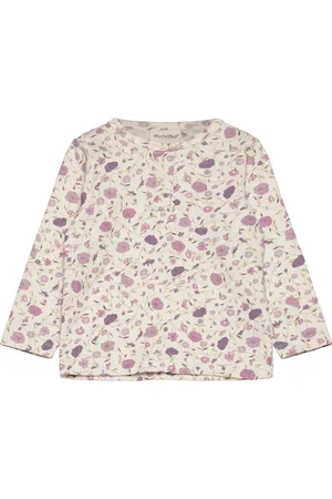 Minymo T-Shirt Ls Aop Cream