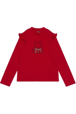 Benetton T-Shirt L/S Red