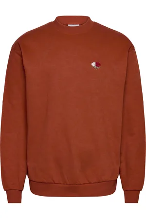 Les Deux Clyde Aop Sweatshirt Orange