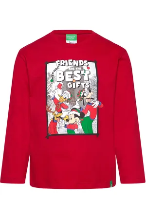 Benetton T-Shirt L/S Red