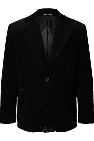 SELECTED Slhrlx-Bowie Corduroy Blz Ex Black