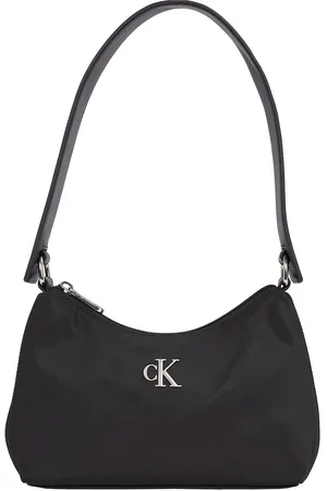 Calvin Klein Sleek Nylon Shoulderbag Black