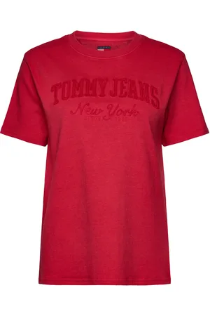 Tommy Hilfiger Tjw Rlx Gmd Varsity Tee Red
