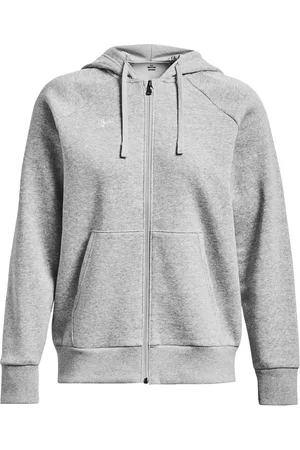Under Armour Ua Rival Fleece Fz Hoodie Grey