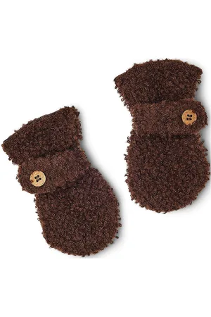 Smallstuff Mittens Bouclé Merino Wool Brown
