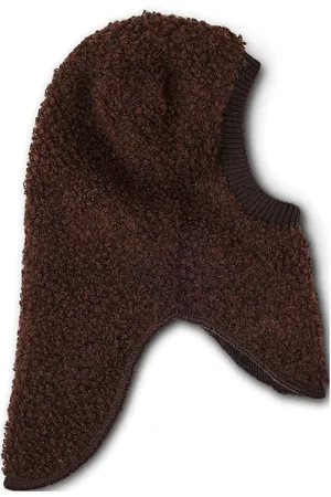 Smallstuff Balaclava Bouclé Merino Wool Brown