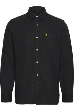 Lyle & Scott Worsted Twill Shirt Black