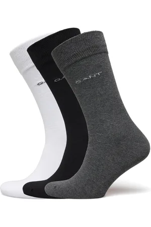 GANT Soft Cotton Socks 3-Pack Grey