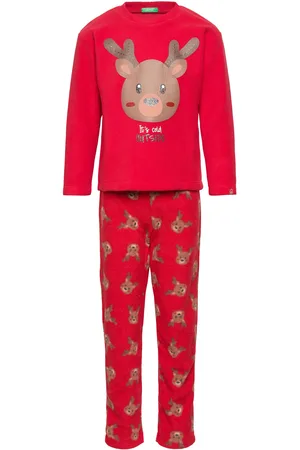 Benetton Pyjama(Sweater+Trous Red
