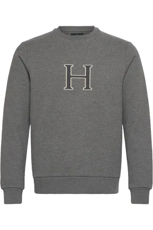 Hackett Heritage H Crew Grey