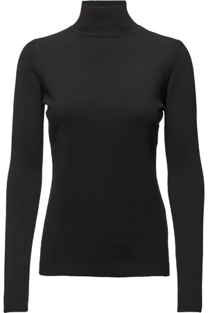 Minus Lana Rullekrave Strik Black