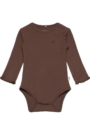 Sofie Schnoor Baby and Kids Dictesb Bodystocking Brown