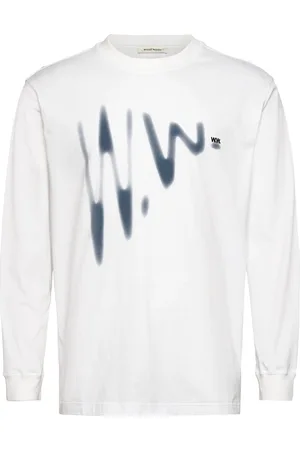 WoodWood Herc Shadow Ls T-Shirt White