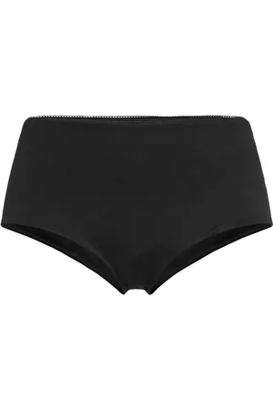 MANGO Panties With Lace Detail Black