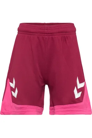 Hummel Hmllead Poly Shorts Kids Red