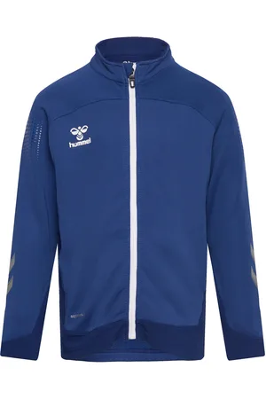 Hummel Hmllead Poly Zip Jacket Kids Blue