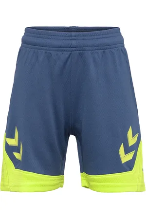 Hummel Hmllead Poly Shorts Kids Blue