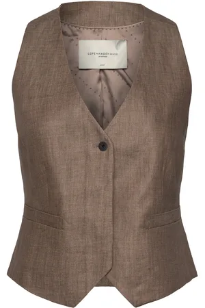 Copenhagen Muse Cmnature-Waistcoat Brown