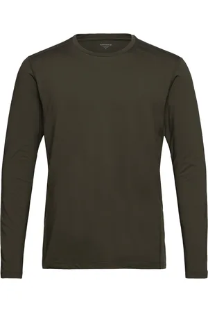 Björn Borg Borg Long Sleeve Tech T-Shirt Khaki