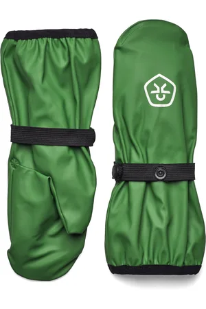 Color Kids Mittens Pu Green