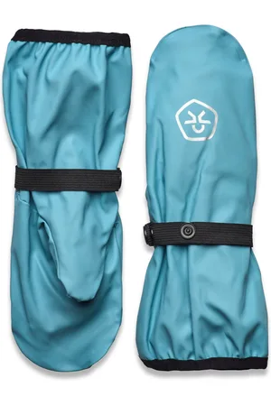 Color Kids Mittens Pu Blue